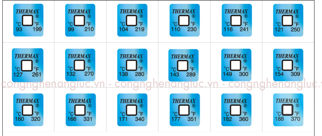 Giấy đo nhiệt độ, tem nhiệt, giấy dán nhiệt Themax - Encapsulated Indicators- giay-do-nhiet-do-thermax-giay-dan-nhiet-tem-dan-nhiet-thermax-hang themax-Encapsulated-Indicators-1118x472